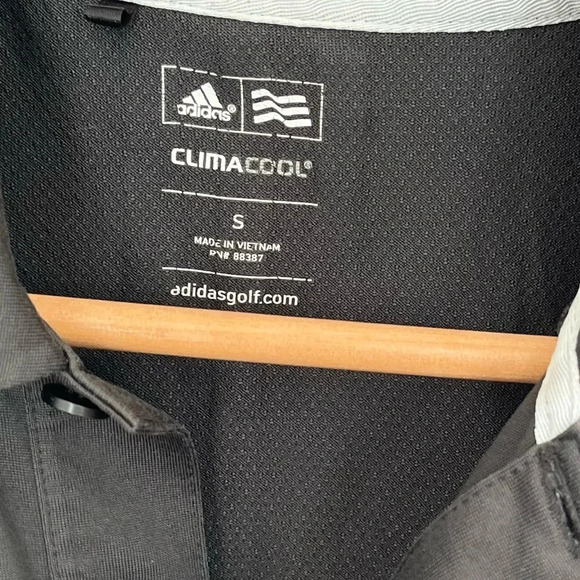 Adidas men’s climacool gray golf polo size small - Picture 3 of 7